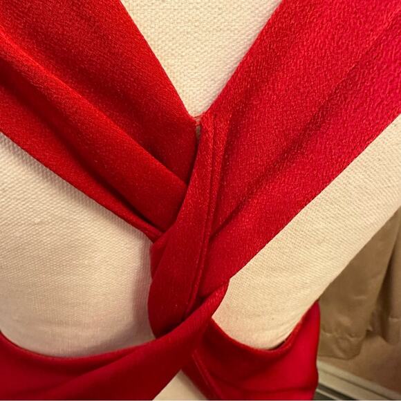 Jason Wu - Grey, Crisscross-Back Satin Cocktail Dress, size 12 - Picture 10 of 13